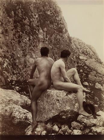 VON GLOEDEN, WILHELM (1856-1931) Group of 8 prints (4 of which are nude studies).